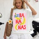 XL White That's Bananas, Rio, Folk Beach Ready Vacation Sunshine Summer Fun Comfort Colors Tee