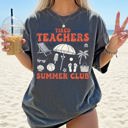 XXXL Pepper Dark Gray Tired Teachers Summer Club Beach Ready Vacation Sunshine Summer Fun Comfort Colors Tee