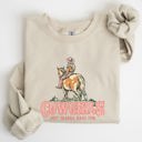 Small Sand Cowgirl Just Want To Have Fun Western Horse Theme Vintage Inspired Ranch Life Cowgirl Spirit Sweatshirt