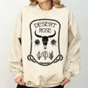 Desert Rose Western Cowgirl Cowboy Spirit Heritage Frontier Style Graphic Sweatshirt