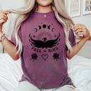  Free Bird Western Country Rock Music Bird Cowboy Vintage Distressed Graphic Artwork Comfort Colors Tee