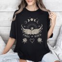 XXL Black Free Bird Western Country Rock Music Bird Cowboy Vintage Distressed Graphic Artwork Comfort Colors Tee