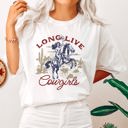  Long Live Cowgirls, Horse, Cowboy, Western, Country Rodeo Spirit Comfort Colors Tee