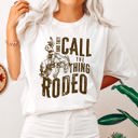 Small White Rodeo Rider Bronco Bull Horse Cowboy Cowgirl Western Rodeo Attire Comfort Colors Tee