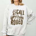 XXXL Ash Light Gray Rodeo Rider Bronco Bull Horse Cowboy Cowgirl Western Heritage Rodeo Spirit Collection Sweatshirt