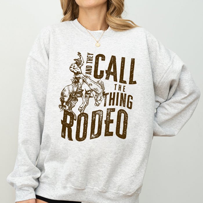 Rodeo Rider Bronco Bull Horse Cowboy Cowgirl Western Heritage Rodeo Spirit Collection Sweatshirt