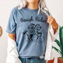 XL Blue Jean Rough Rider Rodeo Cowboy Western Cowgirl Horse Bronco Classic Comfort Colors Tee