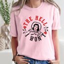  The Hell I Won't Sassy Cowgirl Roses Wild West Edition Retro Vibe Comfort Colors Tee