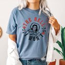 XXL Blue Jean The Hell I Won't Sassy Cowgirl Roses Wild West Edition Retro Vibe Comfort Colors Tee