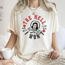 Medium Ivory Cream The Hell I Won't Sassy Cowgirl Roses Wild West Edition Retro Vibe Comfort Colors Tee