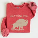  Wild Wild West Buffalo Country Cowboy Cowgirl Western Frontier Saga Collection Vintage Sweatshirt