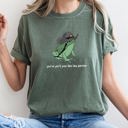 Large Moss Dark Green You Just Yee'd Your Last Haw Partner, Cowboy, Frog Comfort Colors Tee