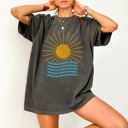 XXXL Pepper Dark Gray Sunny Beach Waves Summer Vibes Vacation Mykonos Hot Girl Summer Comfort Colors Tee