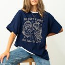  Take No Shit Angel Be Kind Meme Quote Bold Attitude Statement For Everyday Wear And Confidence Comfort Colors Tee