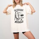 Small Ivory Cream Choosing Myself Mental Health Self Care Meme Positive Reminder Daily Affirmation Comfort Colors Tee