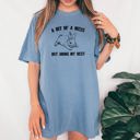 XL Blue Jean A Bit Of A Mess, Doing My Best Cute Bunny Rabbit Meme Graphic Comfort Colors Tee
