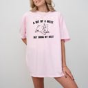 XXXL Blossom Light Pink A Bit Of A Mess, Doing My Best Cute Bunny Rabbit Meme Graphic Comfort Colors Tee