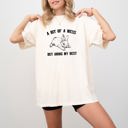 XXXL Ivory Cream A Bit Of A Mess, Doing My Best Cute Bunny Rabbit Meme Graphic Comfort Colors Tee
