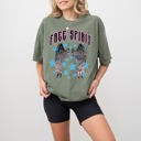  Free Spirit Wings Rock Grunge Stars 80s Rock Music Concert Tee Comfort Colors Tee