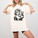 Medium Ivory Cream Make Your Own Sugar Be Your Own Daddy Sugar Daddy Retro Feminism Money Vintage Comfort Colors Tee