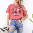XXL Watermelon Pink Positivity, You Are Enough, Flowers Retro Mental Health Self Care Comfort Colors Tee