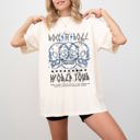 XXXL Ivory Cream Rock World Tour Skulls Skeleton 80s Classic Rock Music Vintage Concert Artwork Comfort Colors Tee