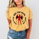 Large Mustard She Devil Cat Lyrics Rap Lyrics Song Lyrics Paint The Town Red Concert Tee Rebel Hip Hop Comfort Colors Tee