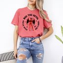 Medium Watermelon Pink She Devil Cat Lyrics Rap Lyrics Song Lyrics Paint The Town Red Concert Tee Rebel Hip Hop Comfort Colors Tee