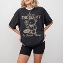 XXXL Black Simple Things Beautiful Teddy Bear Mental Health Meme Aesthetic Comfort Colors Tee