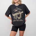 Small Black Sorry For What I Said When I Was Hungry Cowgirl Meme Sassy Western Humor Statement Comfort Colors Tee