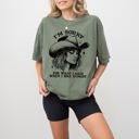 XL Moss Dark Green Sorry For What I Said When I Was Hungry Cowgirl Meme Sassy Western Humor Statement Comfort Colors Tee