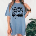 XL Blue Jean Sorry, Got Plans Lazy Cat Aesthetic Meme For Cat Lovers Who Embrace Cozy Vibes Comfort Colors Tee