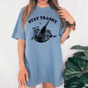 XXXL Blue Jean Stay Trashy Raccoon Meme Aesthetic Funny Original Artwork Edition Comfort Colors Tee