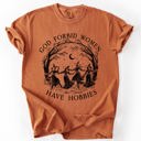XL Yam God Forbid Women Have Hobbies Witchy Feminist Coven Spooky Season Gothic Graphic Tee