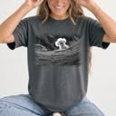 Large Pepper Dark Gray Precious Dog Horror Movie Silence Of The Lambs Halloween Classic Cinema Tribute Comfort Colors Tee