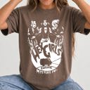 Small Espresso Brown The Hex Girls 90s Rock Band Halloween Spooky Season Vintage Retro Gothic Witchy Vibes Comfort Colors Tee