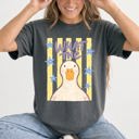 Large Pepper Dark Gray What The Duck Bottoms Up Mallard Preppy Sassy Summer Cute Vibe Comfort Colors Tee