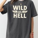 XXXL Pepper Dark Gray Wild As Hell Motorcycle Biker Vintage Retro Graphic Ride Lover Rebel Spirit Classic Comfort Colors Tee