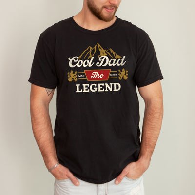 Cool Dad The Man The Myth The Legend Beer Father's Day Edition Comfort Colors Tee