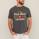 Small Pepper Dark Gray Cool Dad The Man The Myth The Legend Beer Father's Day Edition Comfort Colors Tee