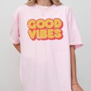 XXXL Blossom Light Pink Good Vibes Good Times Retro Cool Vintage Everyday Classic Style For Bright Mornings And Late Nights Comfort Colors Tee