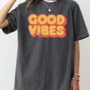 XL Pepper Dark Gray Good Vibes Good Times Retro Cool Vintage Everyday Classic Style For Bright Mornings And Late Nights Comfort Colors Tee