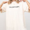  I'm Just A Girl Retro Vintage Feminist Gen X Empowerment Iconic 90s Attitude And Activist Spirit Comfort Colors Tee