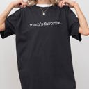 Large Black Mom's Favorite Siblings Brother Sister Humorous Family Pride Forever Comfort Colors Tee