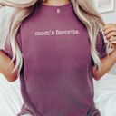 Large Berry Red Mom's Favorite Siblings Brother Sister Humorous Family Pride Forever Comfort Colors Tee