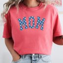 XXXL Watermelon Pink Mom USA Patriotic Fourth Of July Independence Day Americana Edition Comfort Colors Tee