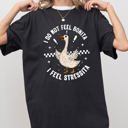 XXL Black No Bonita Feel Stressita Stress Silly Goose Meme Mental Health Self Care Comfort Colors Tee