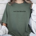 XXXL Moss Dark Green Not The Favorite Siblings Brother Sister For Family Humor Lovers Comfort Colors Tee