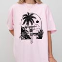  Paradise Summer Beach Surf Cowgirl Western Retro Hot Girl Summer Comfort Colors Tee