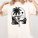 XXL Ivory Cream Paradise Summer Beach Surf Cowgirl Western Retro Hot Girl Summer Comfort Colors Tee